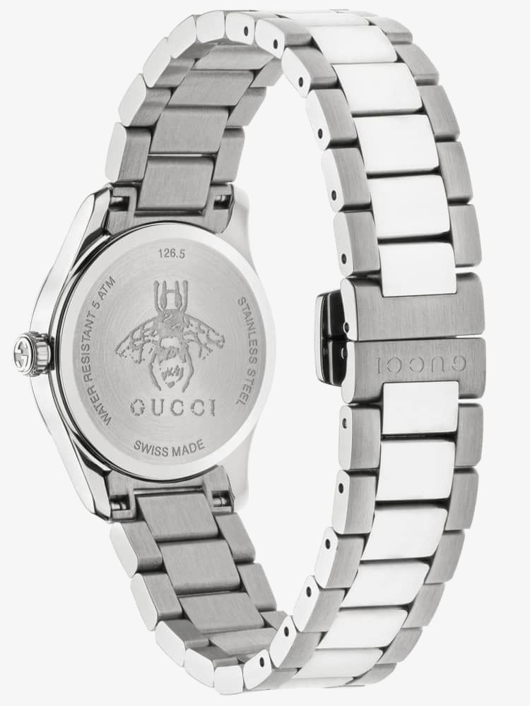 GUCCI G-Timeless Black Mother of Pearl Dial Women's Watch